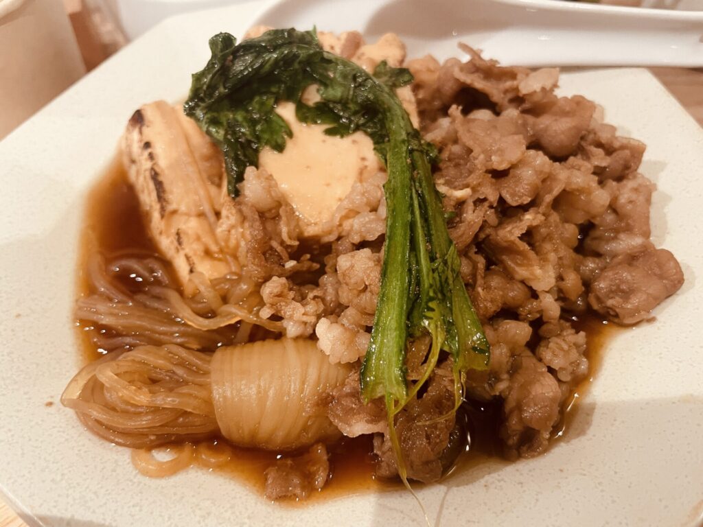 池袋西口　ヒャ/とろり。　季節の肉豆腐TKG定食⑦