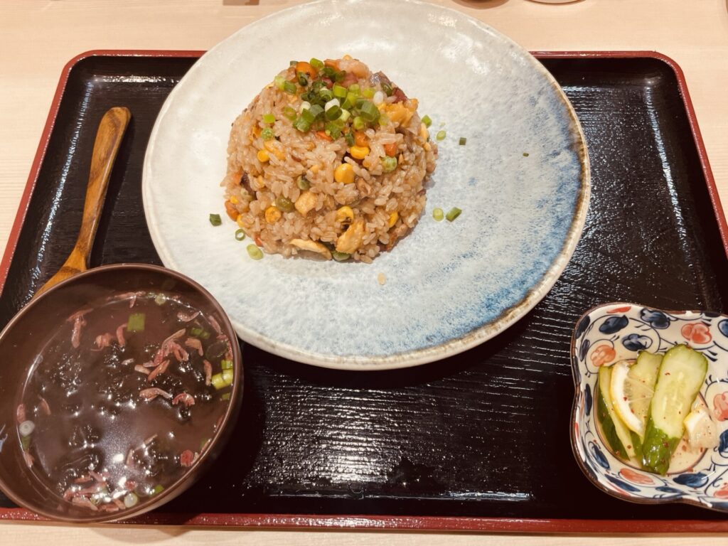 揚州炒飯と小籠包 江南 本格揚州チャーハンAセット①