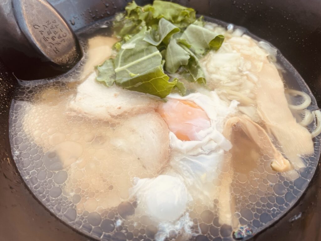 屋台ラーメン松月　月見そば①