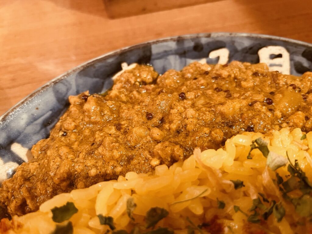 下北沢　カレー屋　八月　八月カレー+あいがけキーマ④