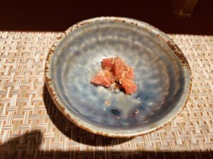 池袋東口　麺庵いぶし　味玉つけ麺⑤