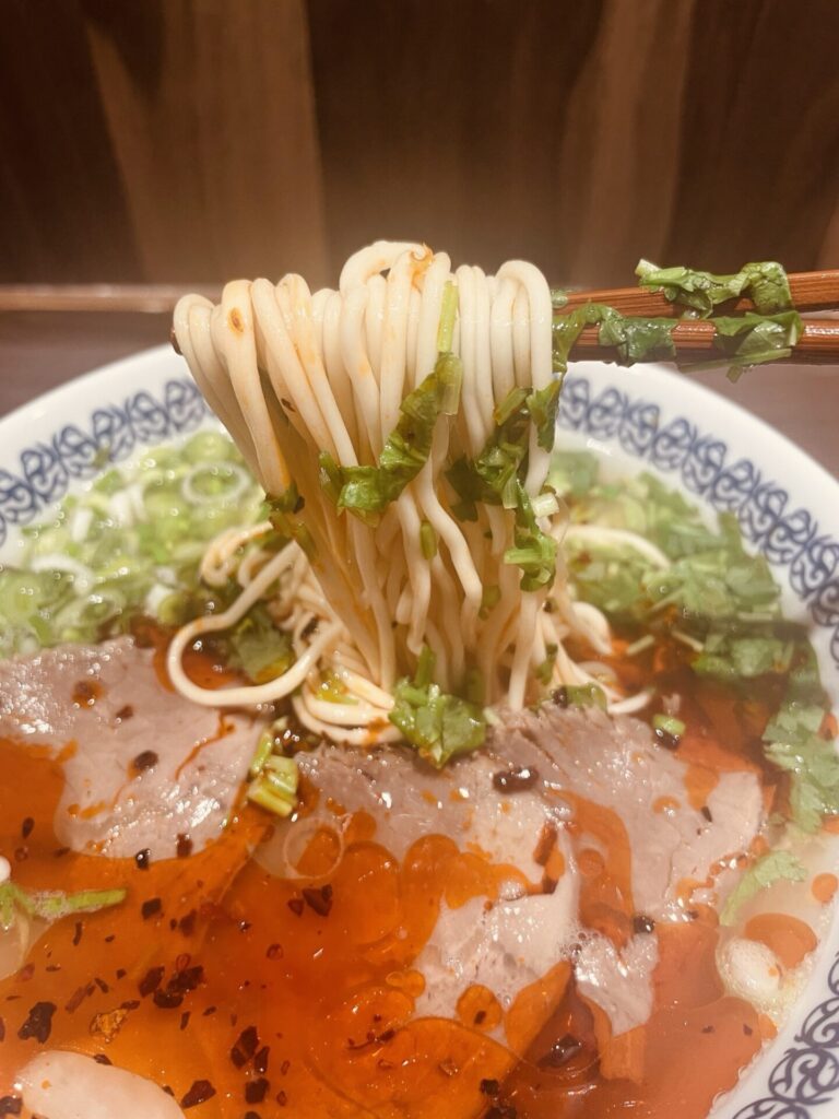 神保町 馬子禄 牛肉面 蘭州牛肉面③