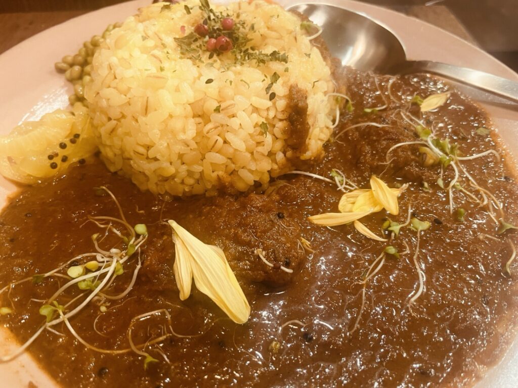 下北沢 カレーの惑星 コク旨惑星チキンカレー②