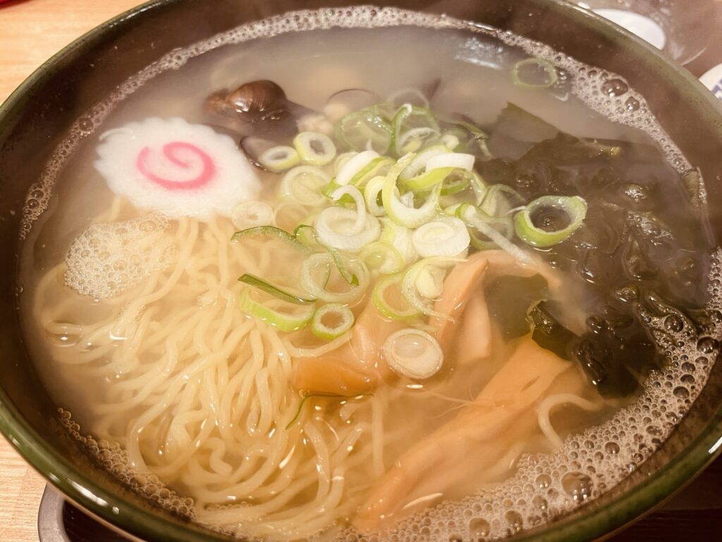 金木 ぽっぽ家 しじみラーメン(塩)②