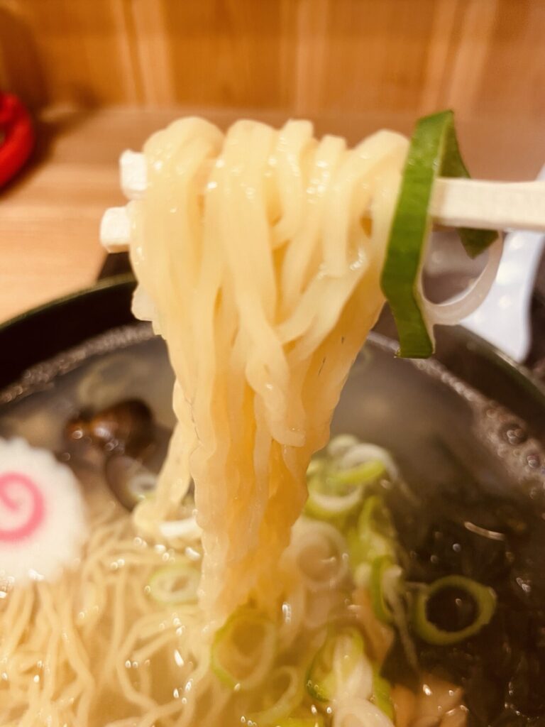 金木 ぽっぽ家 しじみラーメン(塩)③
